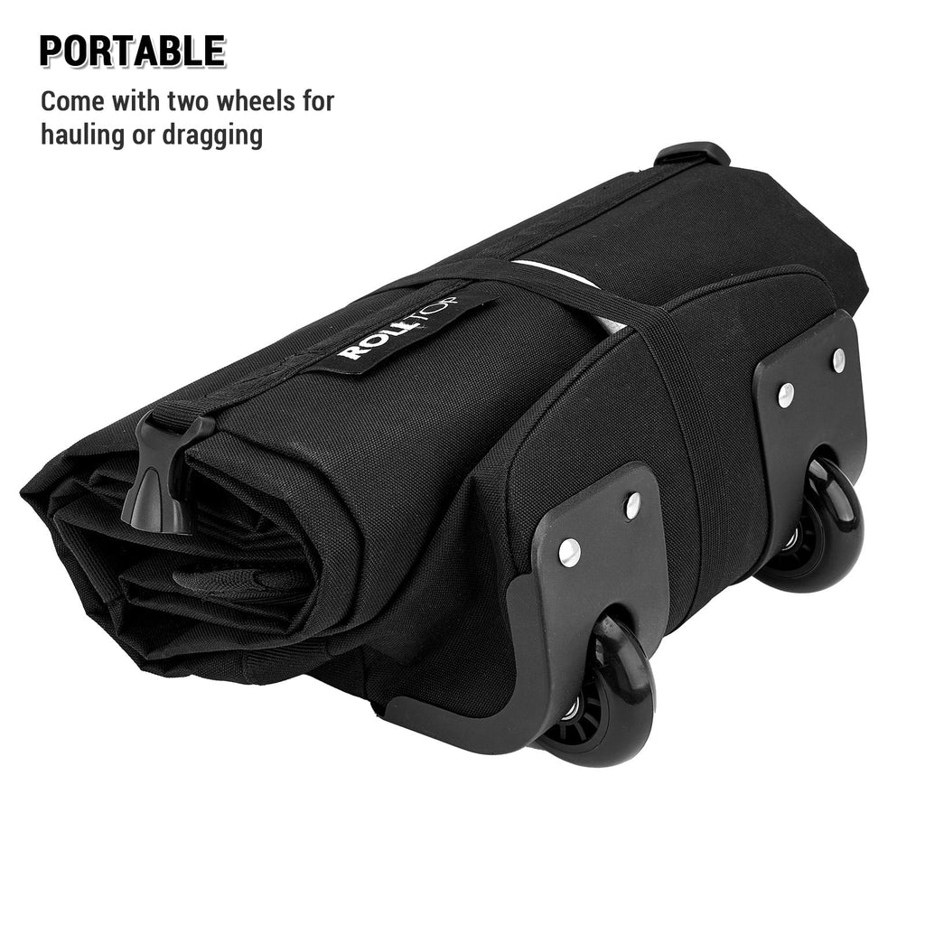 ammoon Durable Roller Snowboard Bag with Wheels Waterproof Ski People Storage Bag for Winter