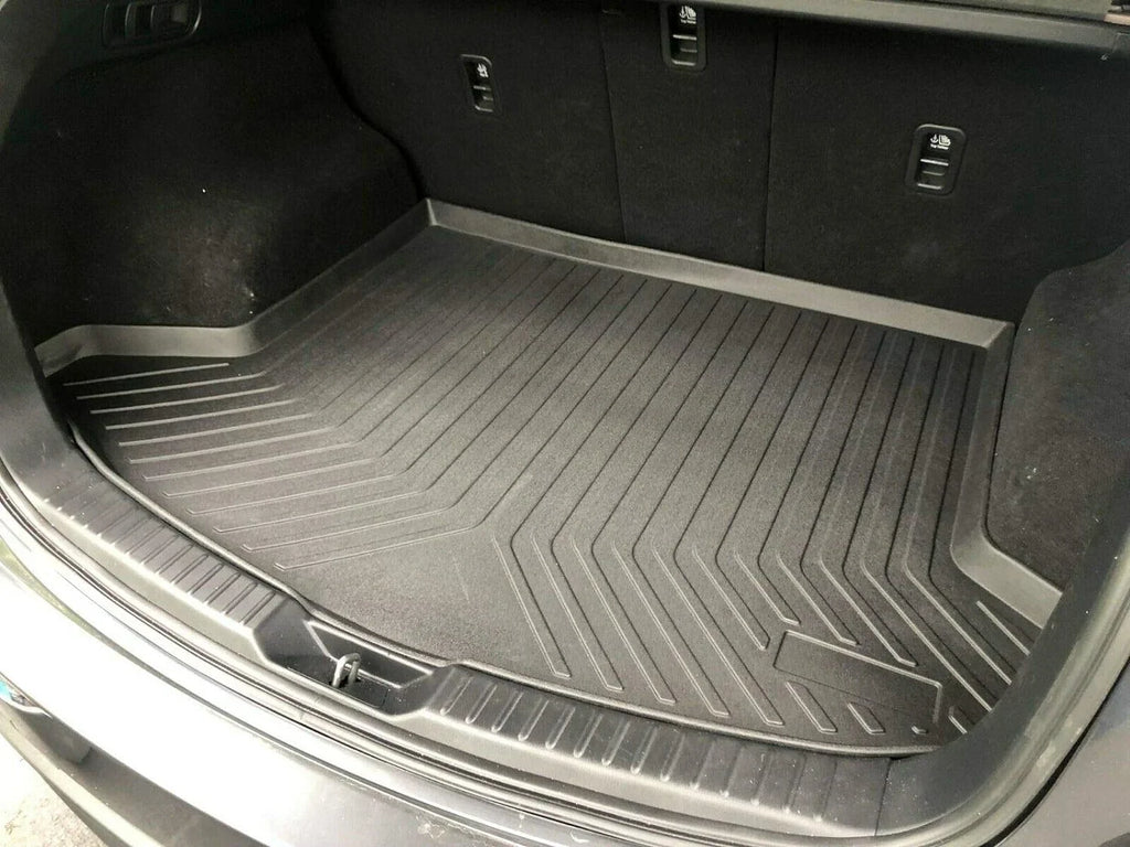 EACCESSORIES EA Cargo Liner – Trunk Mat for Mazda CX-5 CX5 2017-2023 – Weather-Resistant Trunk Mats for Cars with Raised Lip – Non-Slip Car Trunk Mat Rubber – Easy to Install – Laser Pre-Cut Design