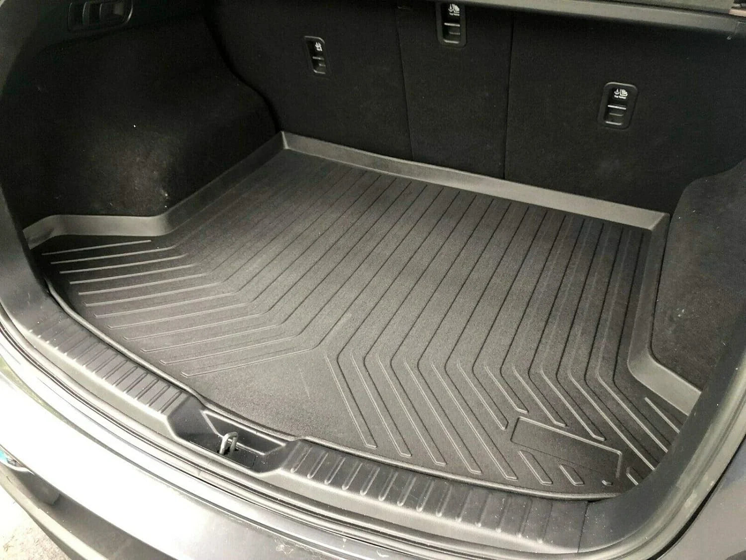 EACCESSORIES EA Cargo Liner – Trunk Mat for Mazda CX-5 CX5 2017-2023 – Weather-Resistant Trunk Mats for Cars with Raised Lip – Non-Slip Car Trunk Mat Rubber – Easy to Install – Laser Pre-Cut Design