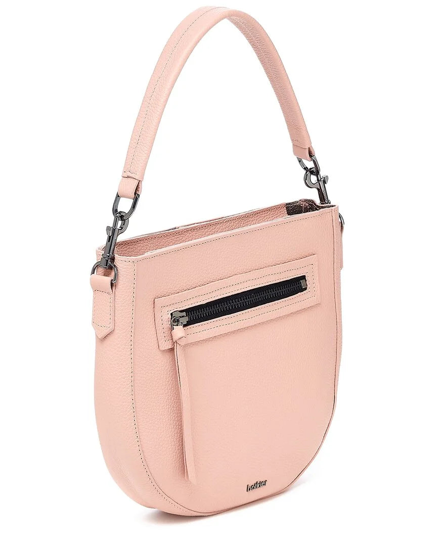 Botkier Beatrice Leather Saddle Bag, Pink