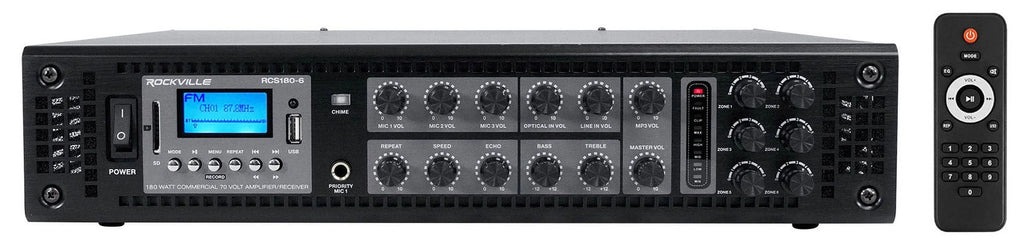 4) JBL 5.25" Ebony Commercial Wall+6.5" Ceiling Speakers+Amp Restaurant/Cafe/Bar
