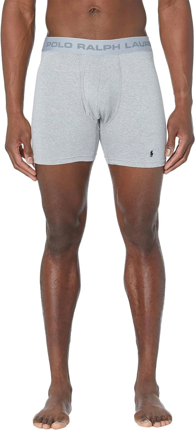 Polo Ralph Lauren Freedom FX: Friction Free Pouch Boxer Brief Cruise Navy/Andover Heather/Rugby Royal LG