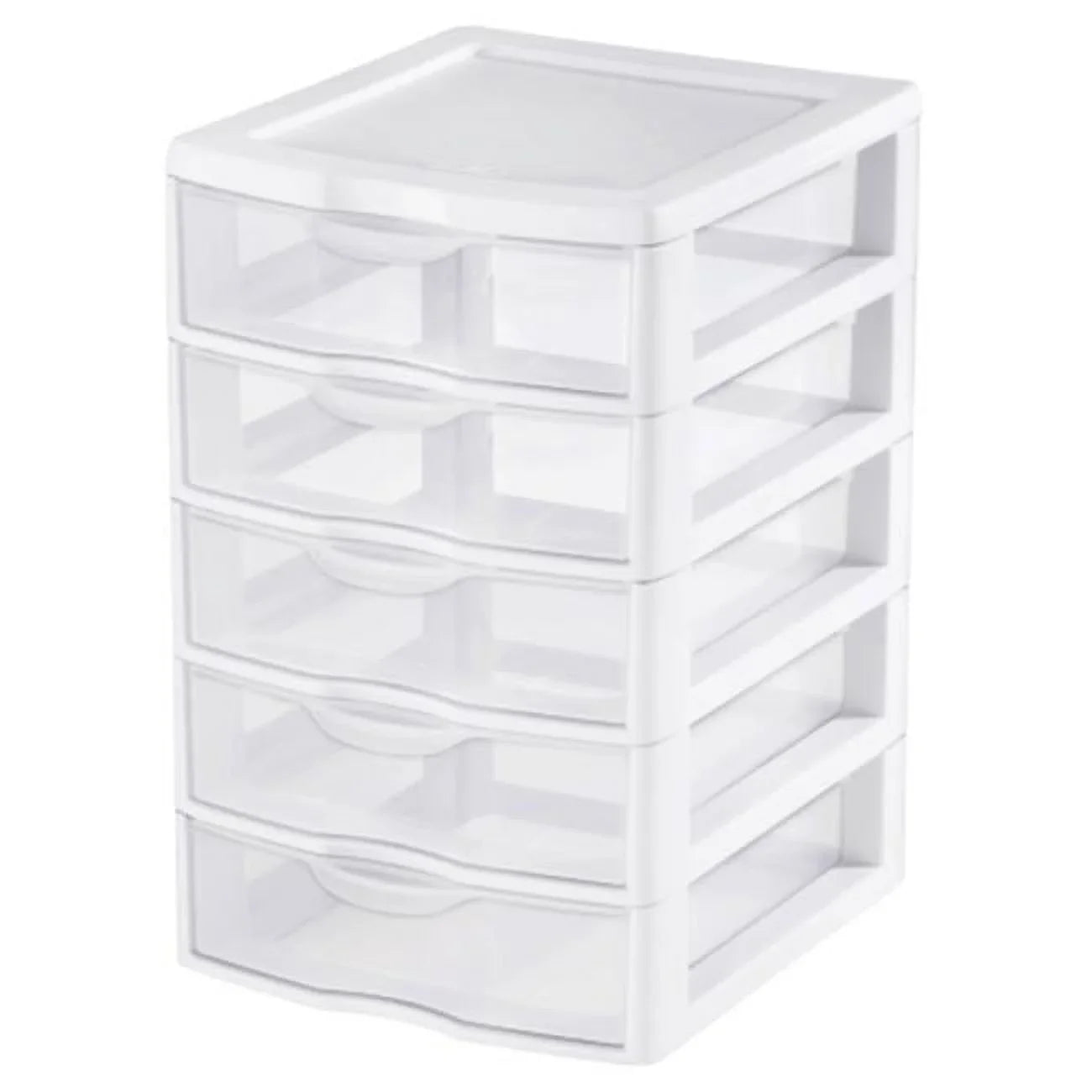Sterilite 5 Drawer Clear View Storage Unit