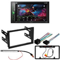 KIT4977 Bundle for Volkswagen Jetta 1999-2002 W/ Pioneer Double DIN Car Stereo with Bluetooth/Backup Camera/Installation Kit/in-Dash DVD/CD AM/FM 6.2" WVGA Touchscreen Digital Media Receiver