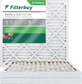 Filterbuy 24x24x2 MERV 8 Pleated HVAC AC Furnace Air Filters (3-Pack)