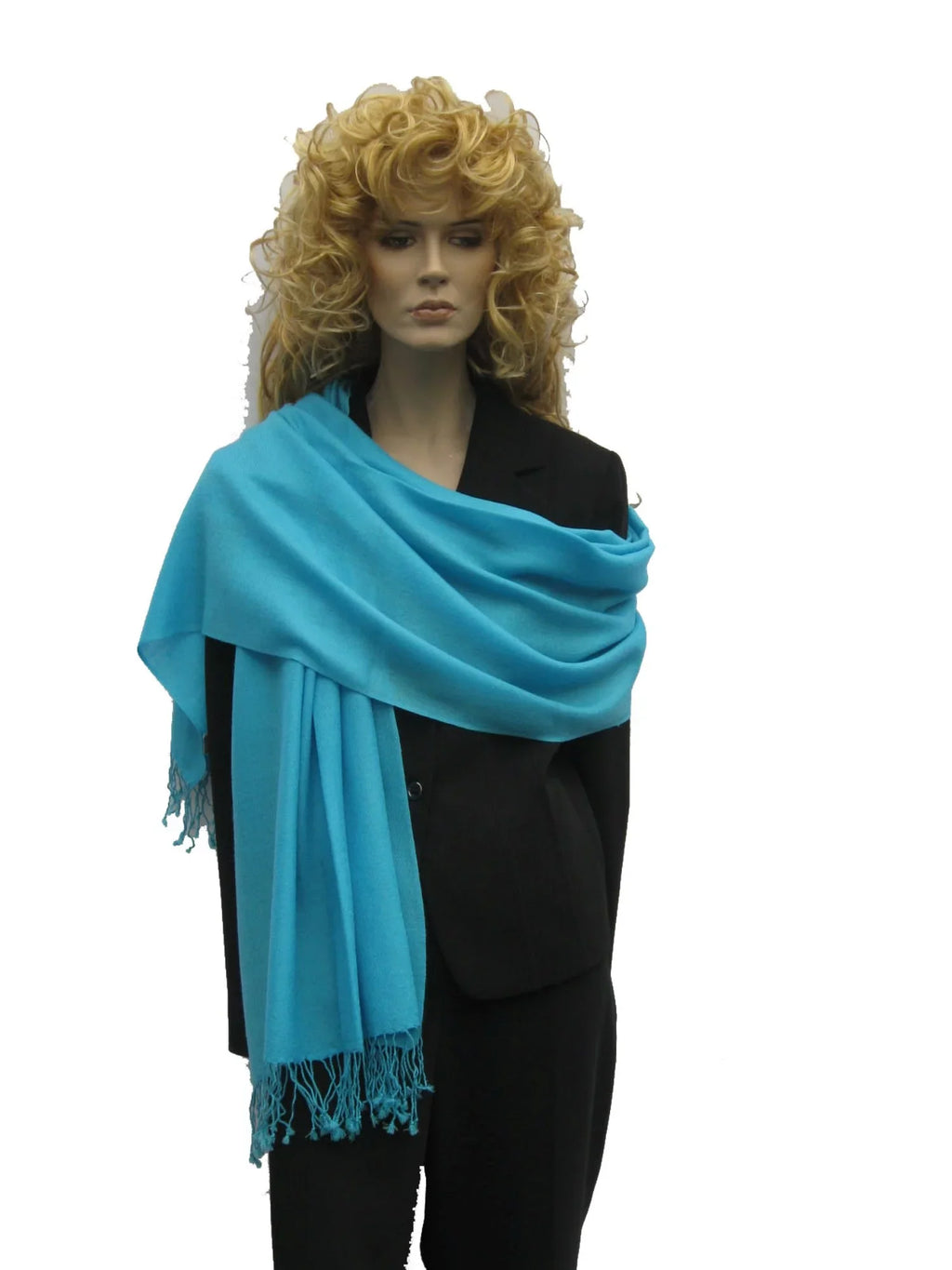 Scarf/Scarves/Shawl/Shawls/Stole/Wrap/Pashmina Scarf/Pashmina Shawl/Cashmere/Cashmere Scarf/Wool/Silk (Turquoise)