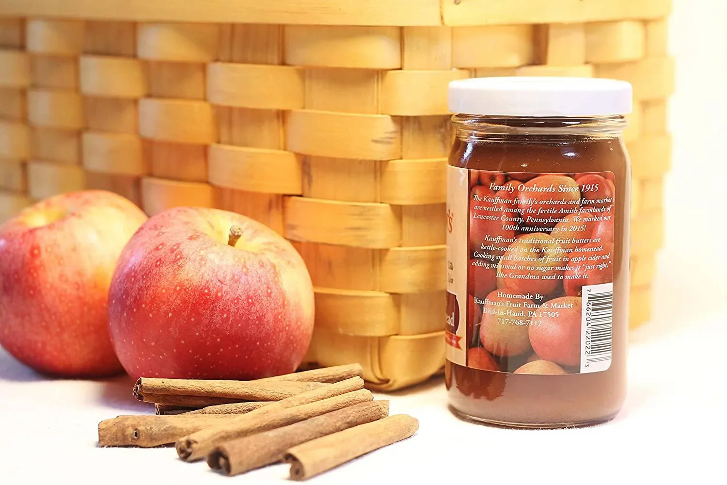 Kauffman's Fruit Farm Homemade Cinnamon Butter Spread, 8.5 Oz. Pack of 2