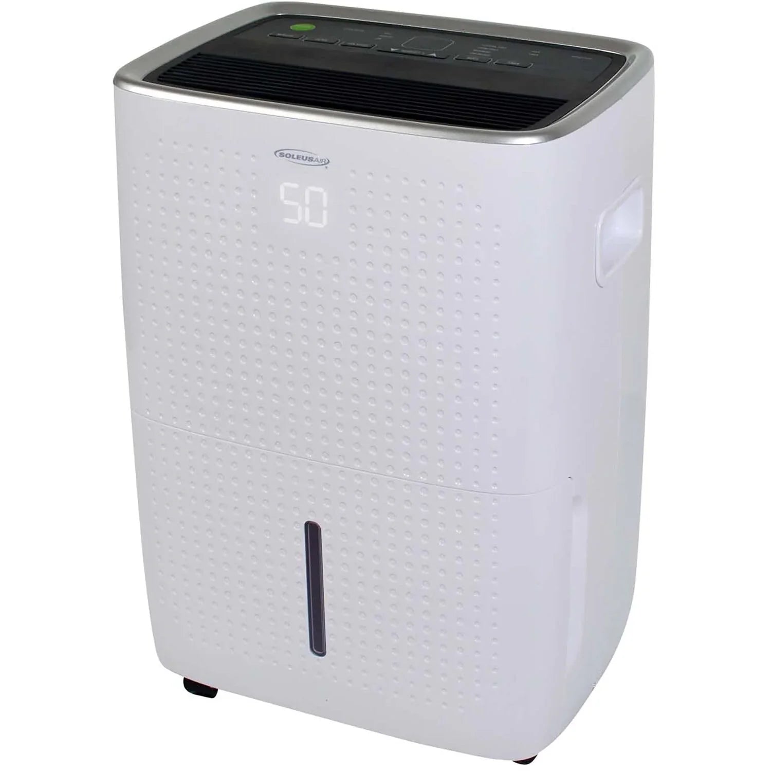 Soleus AC Energy Star 25-Pint Portable Dehumidifier with Auto-Shutoff & Timer, Home Dehumidifier and Moisture Absorber For Gentlemen Garage, Living Room in White