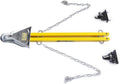 HPDAVV Yellow Adjustable Tow Towing Bar / Adjustable Tow Bar Kit Bumper Mount 5000lb w/Chains RV Car Truck Compatible with Jeep System
