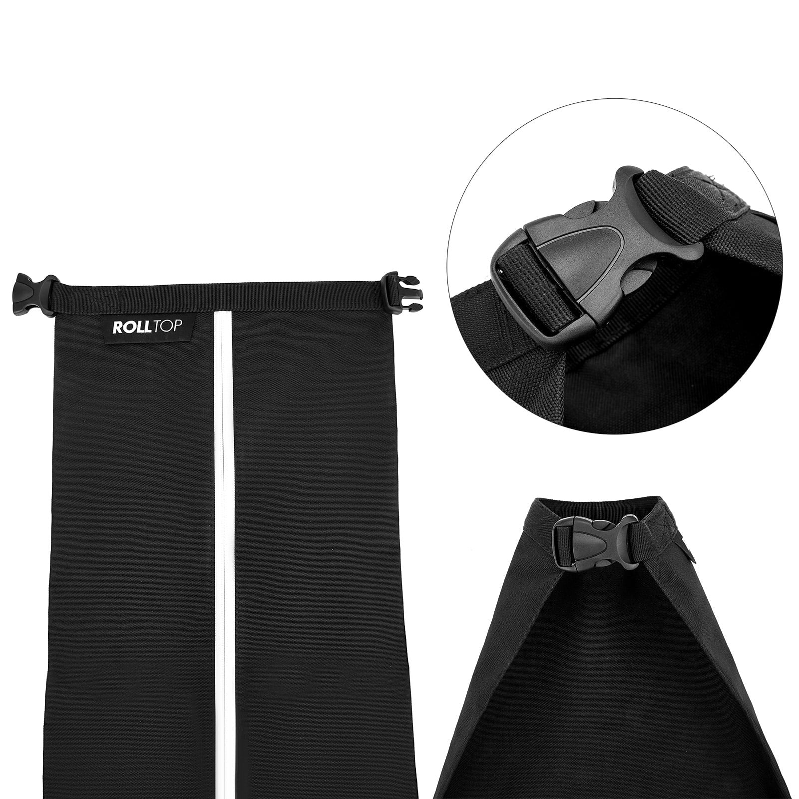 ammoon Durable Roller Snowboard Bag with Wheels Waterproof Ski People Storage Bag for Winter
