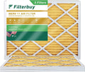 Filterbuy 25x32x1 MERV 11 Pleated HVAC AC Furnace Air Filters (3-Pack)