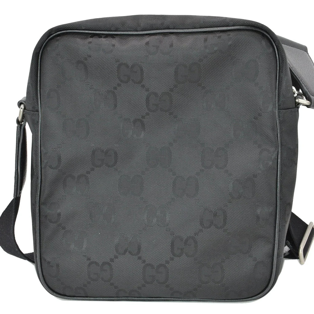 Pre-owned GUCCI Off The Grid GG Monogram Nylon Shoulder Bag Midnight 625858