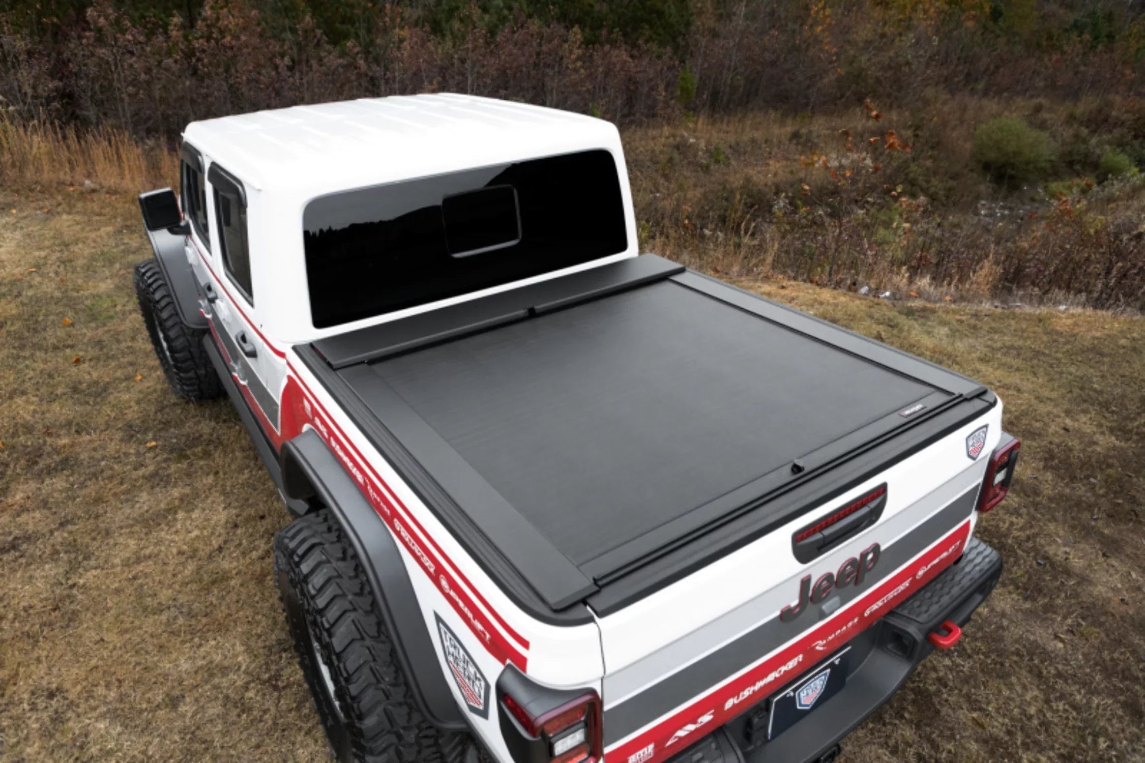 Roll-N-Lock by RealTruck M-Series Retractable Truck Bed Tonneau Cover | LG496M | Compatible with Select 2020-2023 Jeep Gladiator w/o Trail Rail System 5' Bed (60")