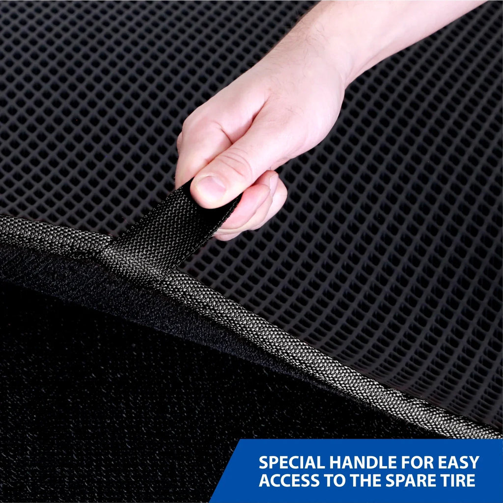 Goodyear Custom Fit Cargo Mat Liner for Subaru Forester 2014-2018 - Heavy Duty Trunk Liner, Diamond Shape, Luggage with Waterproof, Liquid & Dirt Trapping Technology - Anti-Slip Cargo Liner - GY004696