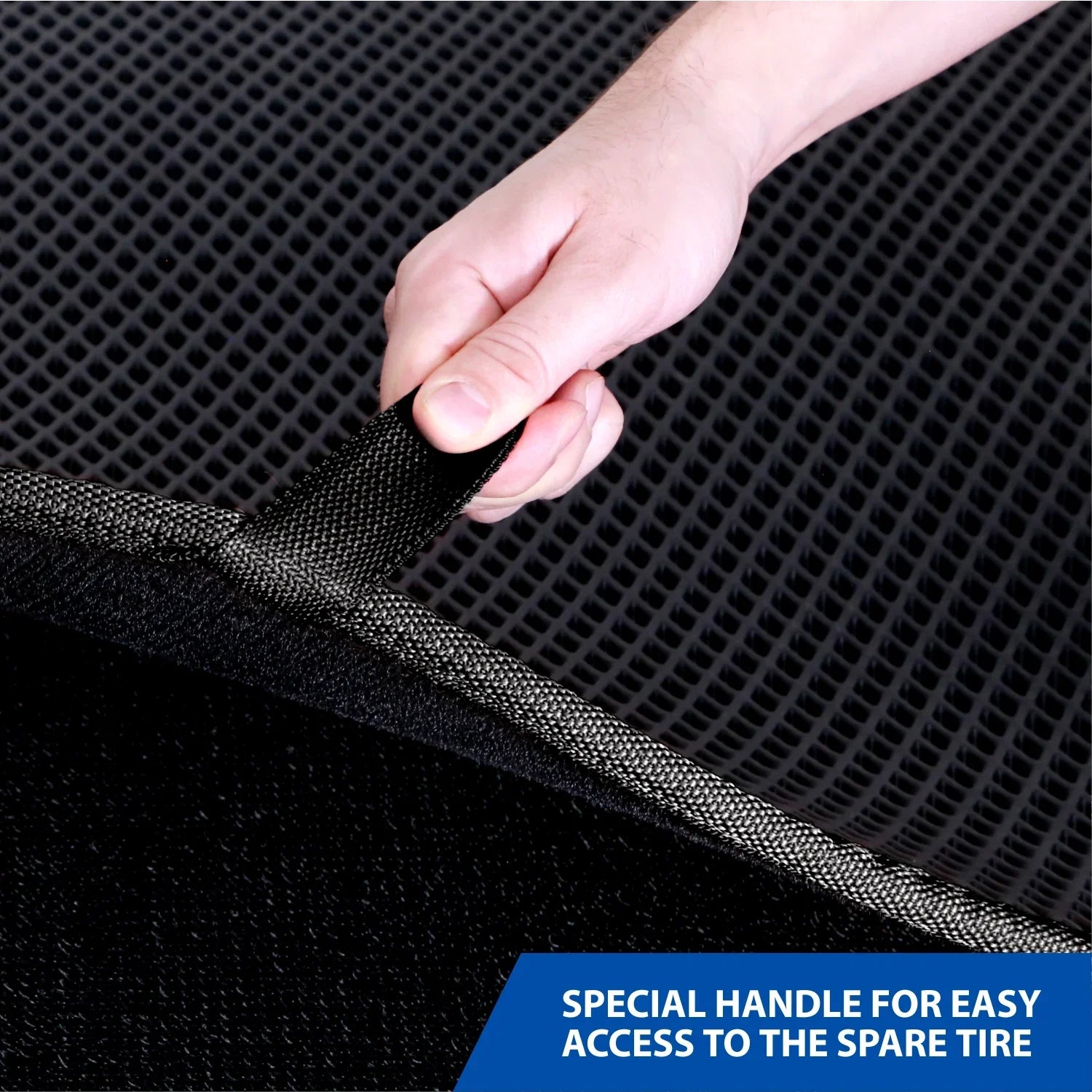 Goodyear Custom Fit Cargo Mat Liner for Subaru Forester 2014-2018 - Heavy Duty Trunk Liner, Diamond Shape, Luggage with Waterproof, Liquid & Dirt Trapping Technology - Anti-Slip Cargo Liner - GY004696