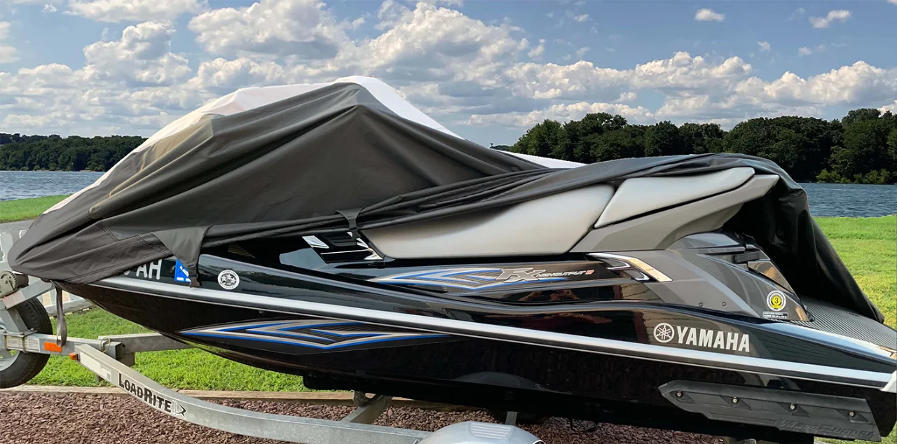 SUPER HEAVY-DUTY Jet Ski PWC Watercraft Cover Compatible for Yamaha GP 1300R / GP 800R 2001-2008 2 Seater