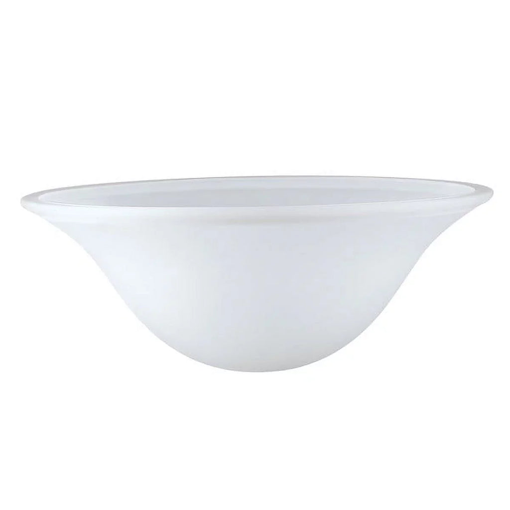 Aspen Creative 23144-11, Frosted Traditional Glass Shade for Medium Base Socket Torchiere Lamp, Swag Lamp and Termination Diameter x 5-1/8" Height.