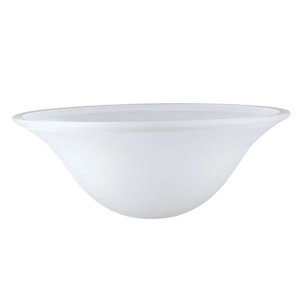 Aspen Creative 23144-11, Frosted Traditional Glass Shade for Medium Base Socket Torchiere Lamp, Swag Lamp and Termination Diameter x 5-1/8" Height.