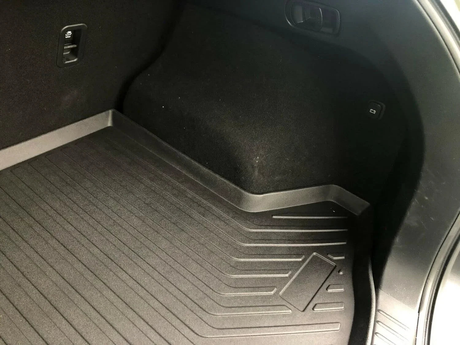 EACCESSORIES EA Cargo Liner – Trunk Mat for Mazda CX-5 CX5 2017-2023 – Weather-Resistant Trunk Mats for Cars with Raised Lip – Non-Slip Car Trunk Mat Rubber – Easy to Install – Laser Pre-Cut Design