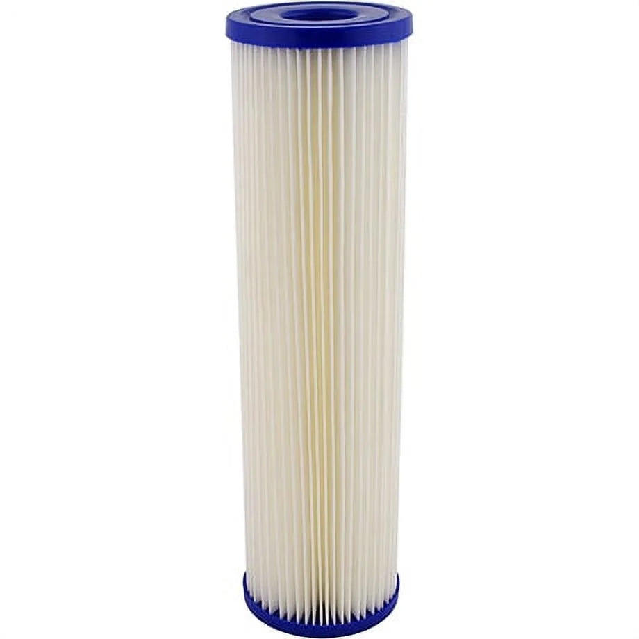 SpiroPure 10 x 2.5" Pleated Polyester Filter Cartridge, 30 Micron (24 Pack)