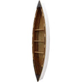 Nautical Wood Boat Shelf Wall Decor Hanging Row Boat Shelf Home Decor