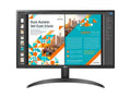 LG 24" 24QP500-B 2560 x 1440 QHD 2K IPS 75Hz HDR10 AMD FreeSync HDMI DisplayPort VESA Tilt Monitor