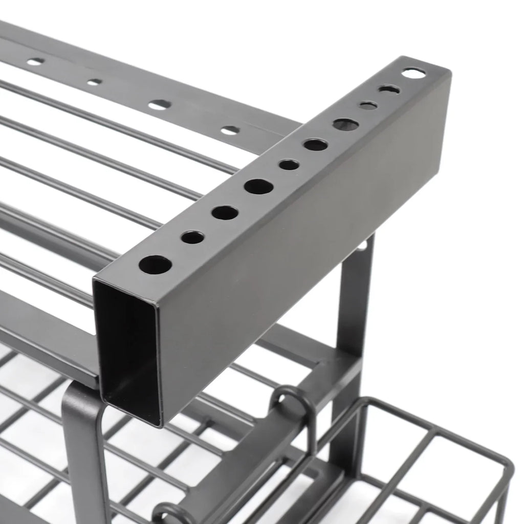 Make It Easy Super Power Tool Organizer Steel Heavy Duty Floating Tool Shelf 10 in All
