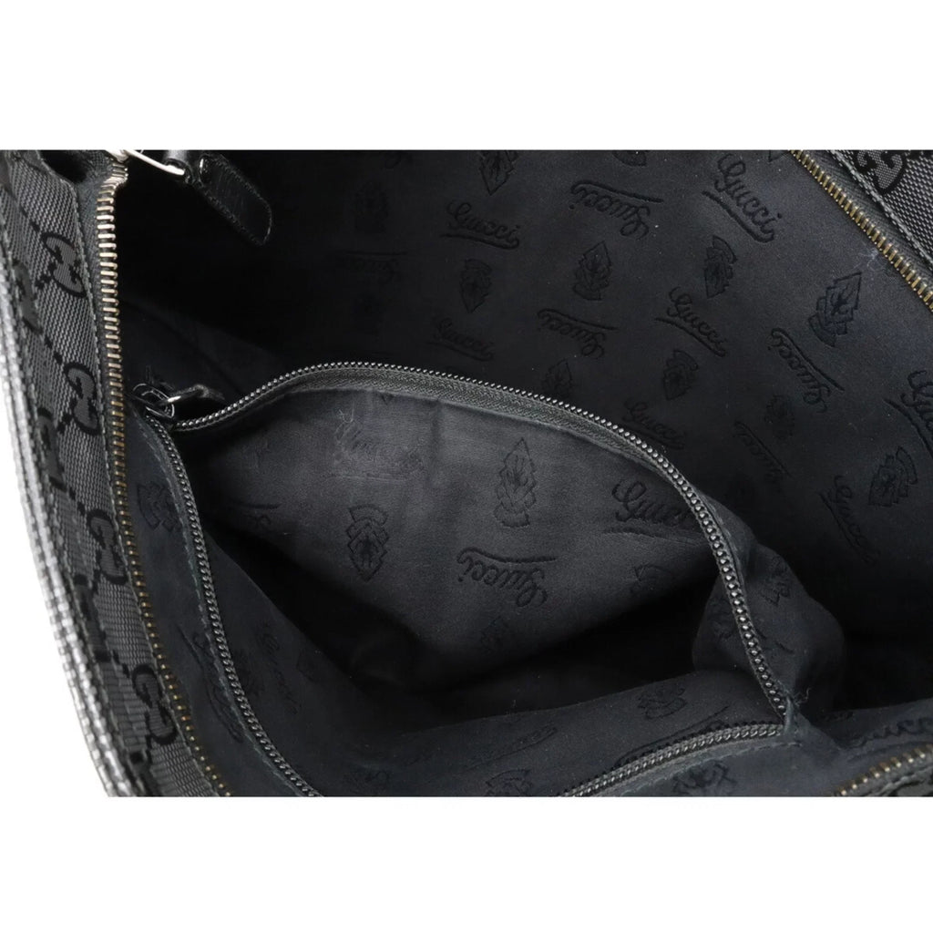 Pre-Owned GUCCI Gucci GG Imprime Crossbody Shoulder Bag PVC Leather Ebony 201446 (Good)