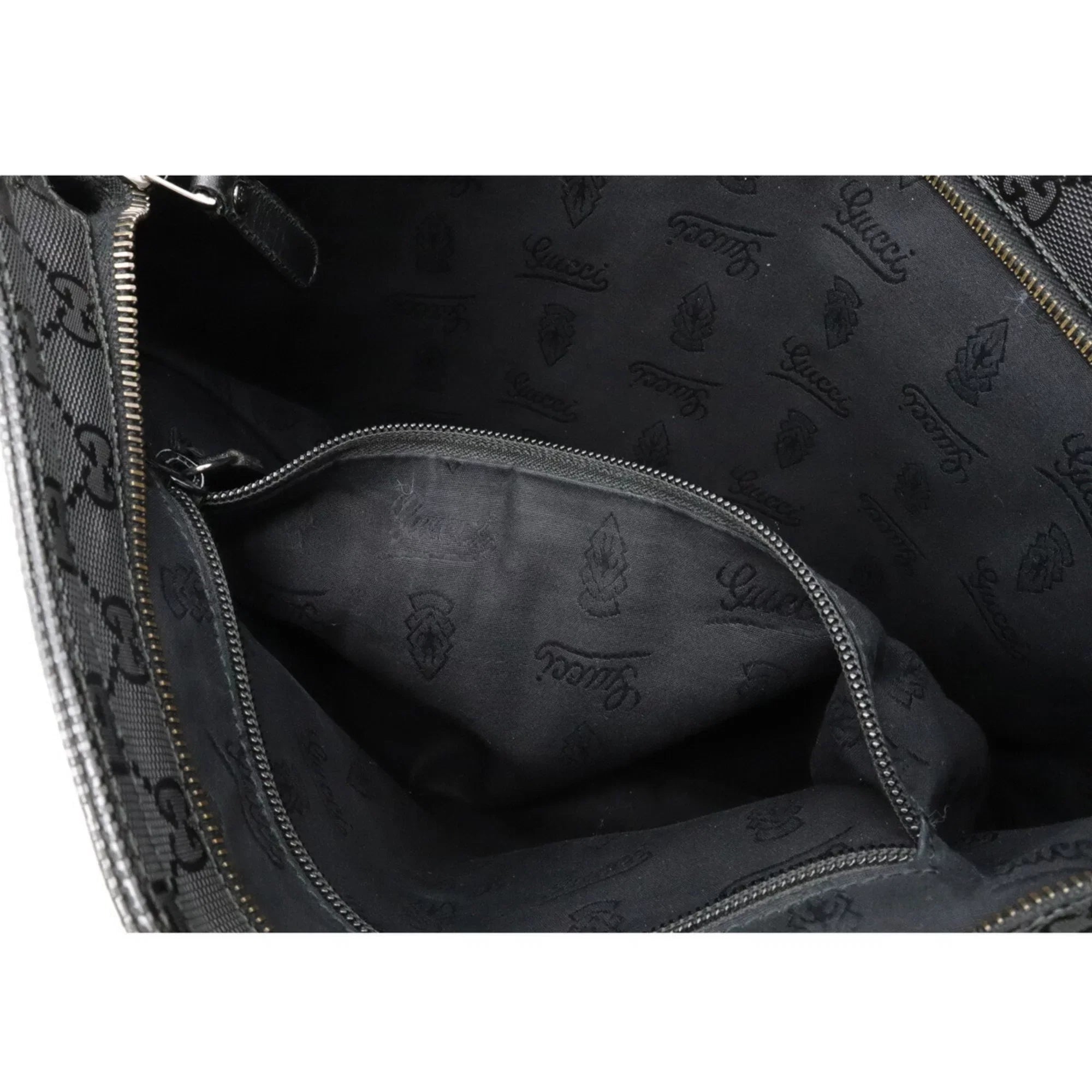 Pre-Owned GUCCI Gucci GG Imprime Crossbody Shoulder Bag PVC Leather Ebony 201446 (Good)