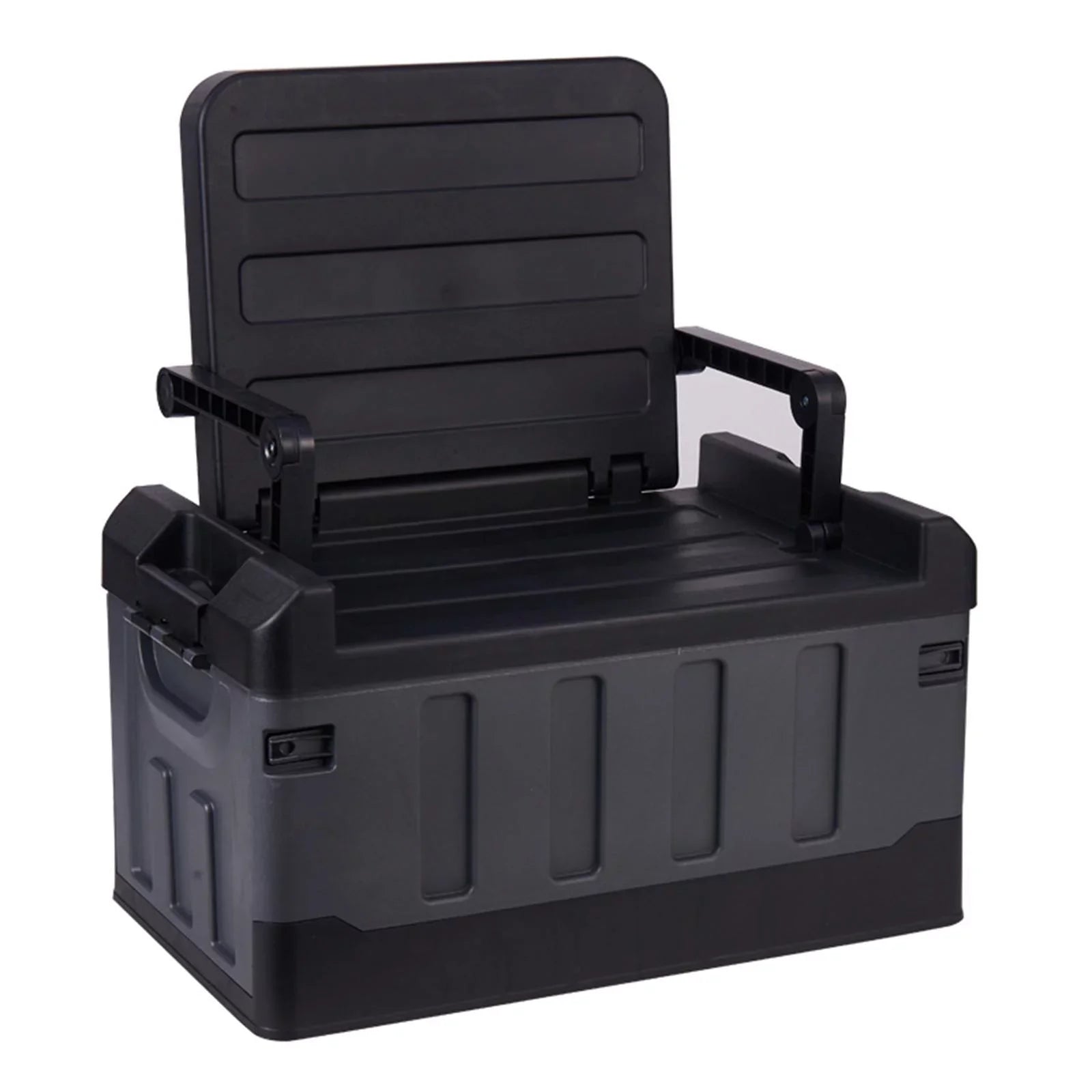 Car Trunk Organizer Portable Car Boot Storage Organiser for Cars SUV Cooking Dark