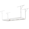 SKYSHALO Overhead Adjustable Garage Storage Rack 36x72" Ceiling Rack 550lb White