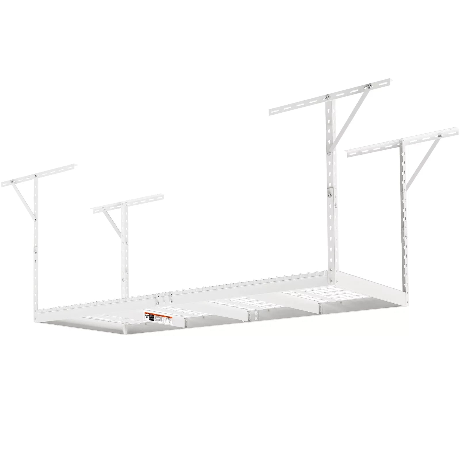 SKYSHALO Overhead Adjustable Garage Storage Rack 36x72" Ceiling Rack 550lb White