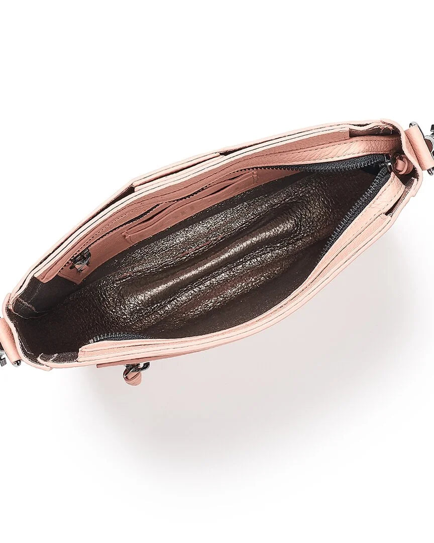 Botkier Beatrice Leather Saddle Bag, Pink