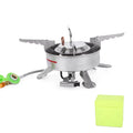 Meterk BRS-10 Outdoor Portable Camping Picnic Split-Type Stainless Steel Butane Gas Cooker Big Power Large Blaze