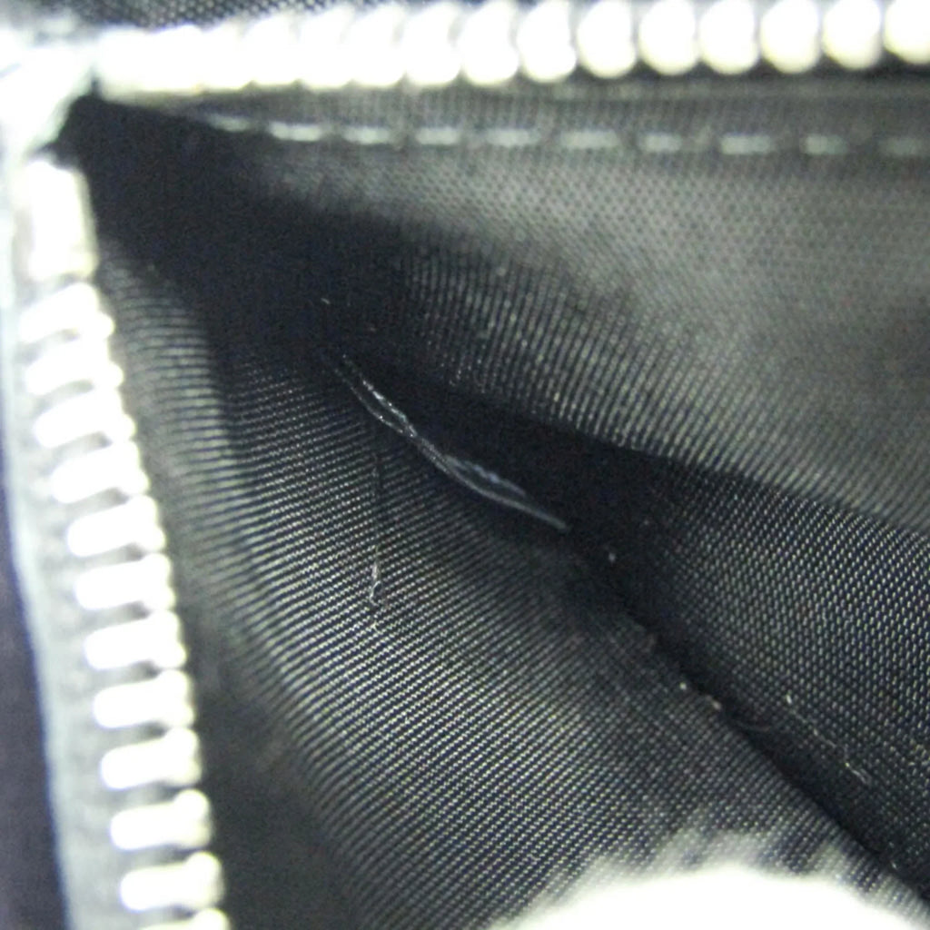 Pre-Owned Prada Saffiano 2M0836 People Leather Long Wallet (bi-fold) Dark (Good)