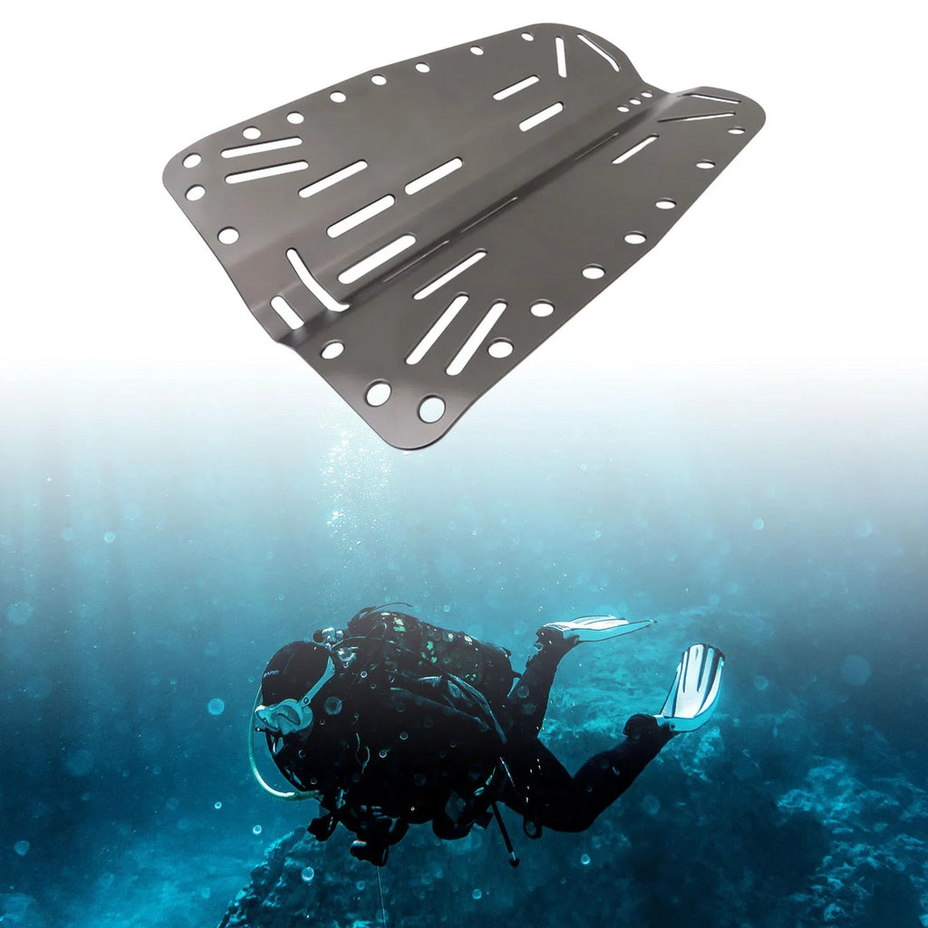 kesoto Diver BCD Gear Scuba Diving Backplate Gentlemen Dive Accessories Plate Underwater Harness Hardware Aluminum Alloy Tech Diving