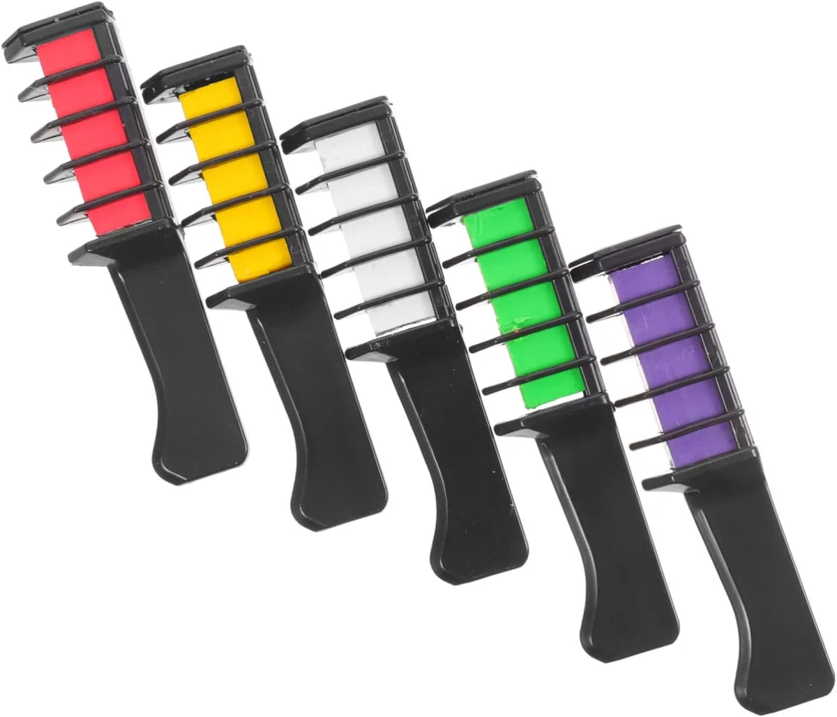 25 Pcs Disposable Hair Dye Comb Hair Chalk for Washable Hair Dye Metallic Hair Dye Hair Dye for Girls Hair Chalk Color Comb Hair Coloring Brush Hair Color Crayon Makeup Chalk