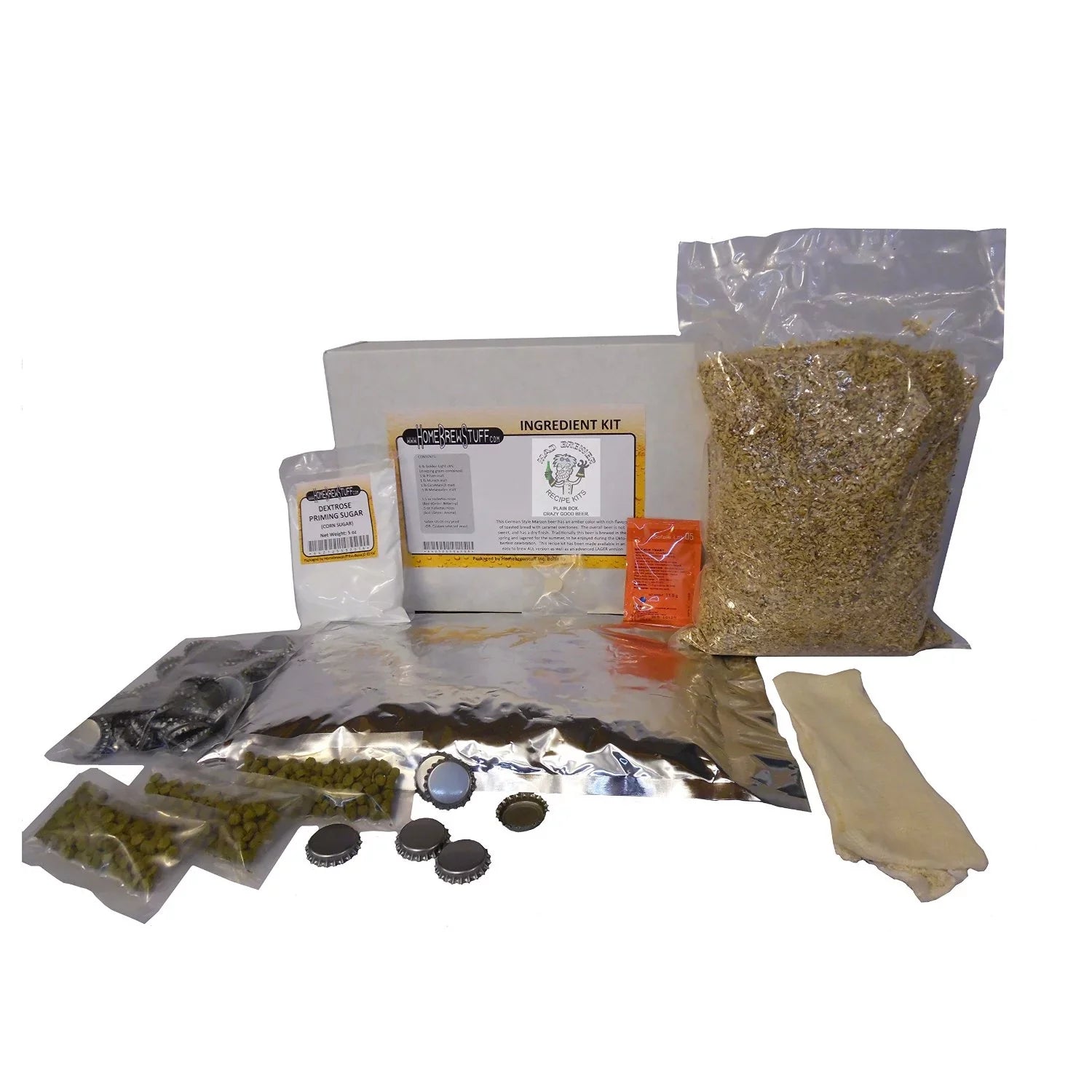 DARK PUMPKIN SPICE Extract Beer Brewing recipe Homebrew kit Malt hops, grains