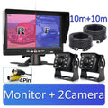 Heavy Duty Backup Camera 7" Monitor Rear View Reverse Kit for Truck Caravan Bus