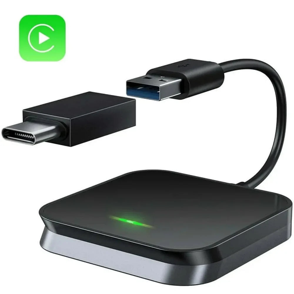 For iOS Car Auto Navigation Player Wireless Carplay Adapter Box Dongle, Dark