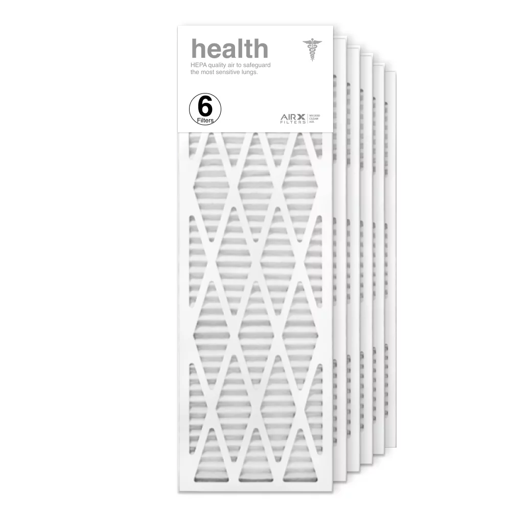 AIRx Filters Health 12x36x1 Air Filter MERV 13 AC Furnace Pleated Air Filter People Comparable with Healthy Living MPR 1500 1550 1900 2200 2400, 6-Pack