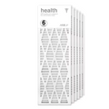 AIRx Filters Health 12x36x1 Air Filter MERV 13 AC Furnace Pleated Air Filter People Comparable with Healthy Living MPR 1500 1550 1900 2200 2400, 6-Pack