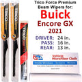 2021 Buick Encore GX Performance Beam Wipers (Set of 3) w/Rear Wiper