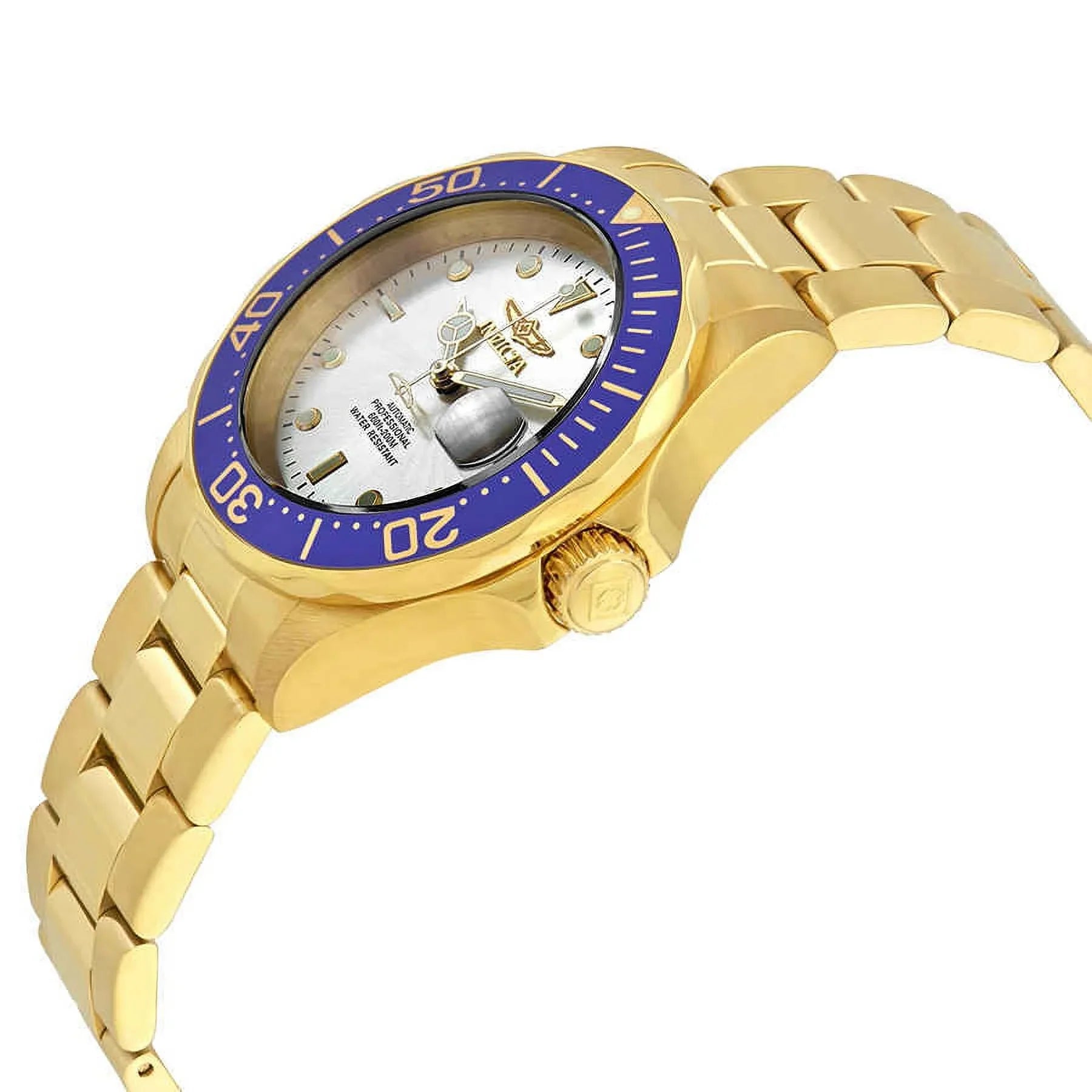 Invicta Pro Diver Automatic Champagne Interface People Watch 9743