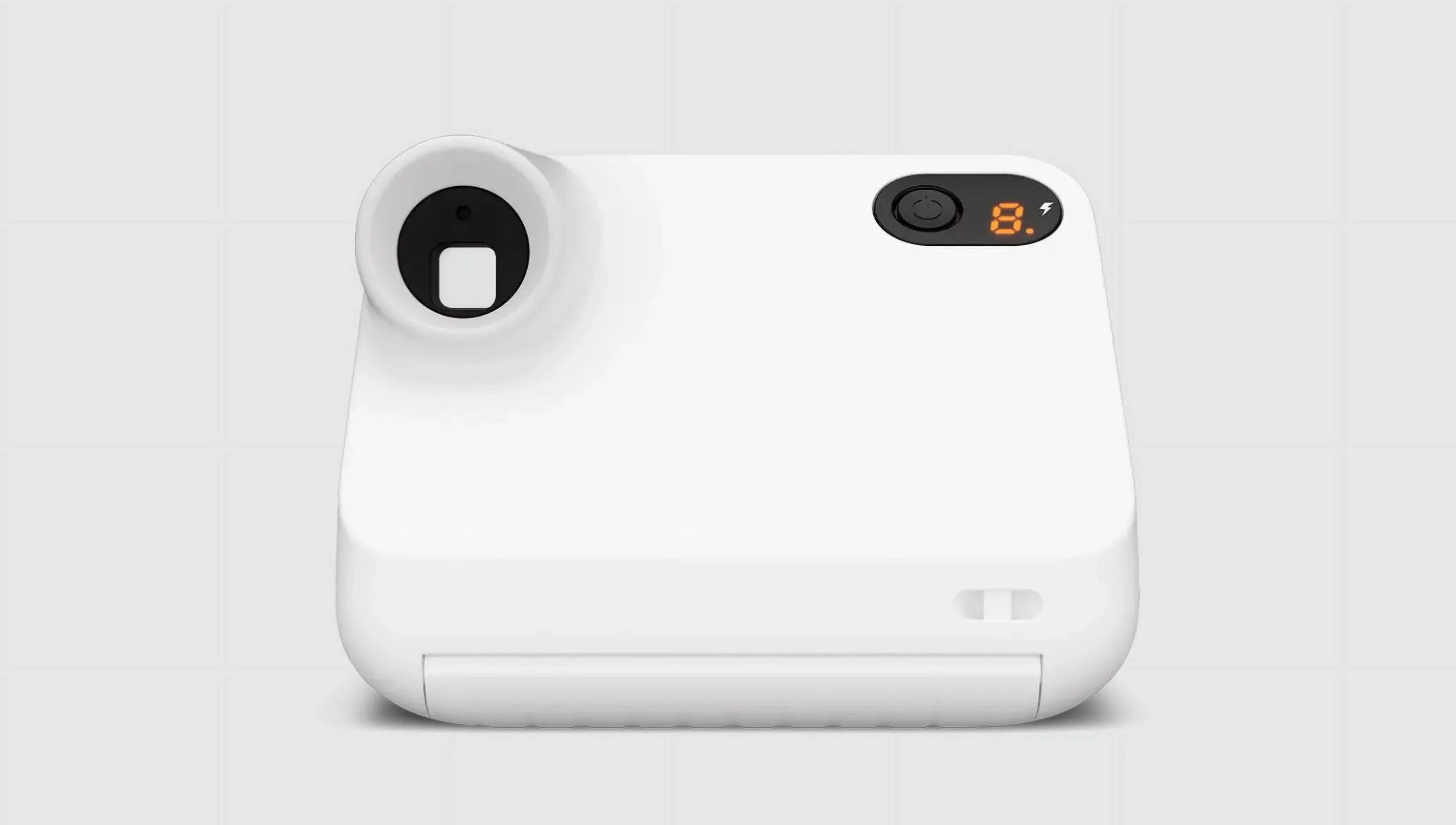 Polaroid PRD6219 Go Instant Mini Camera With Clip, White