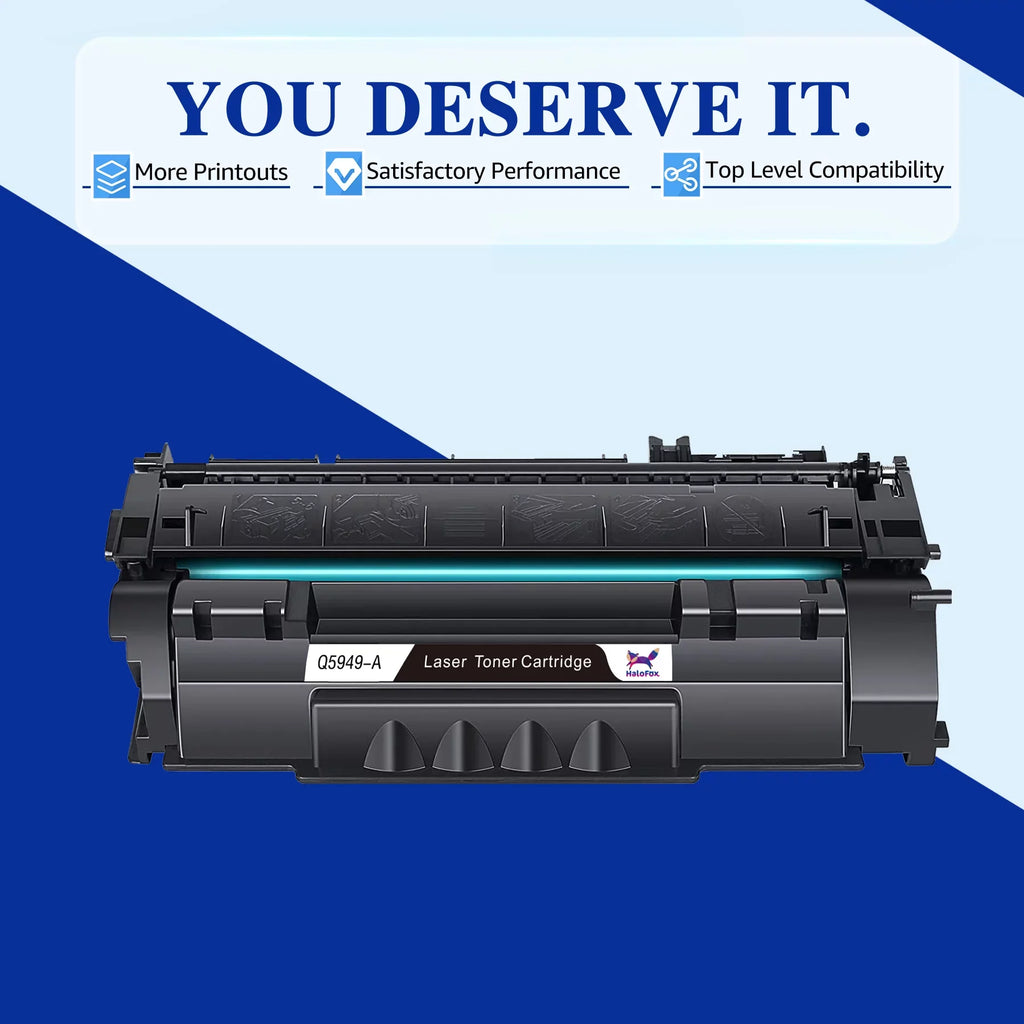 2 Ebony 49A | Q5949A Toner Cartridge Individuals for HP 1320 1320n 1320nw 1320tn 3390 MFP 3392 MFP 1160 Printer