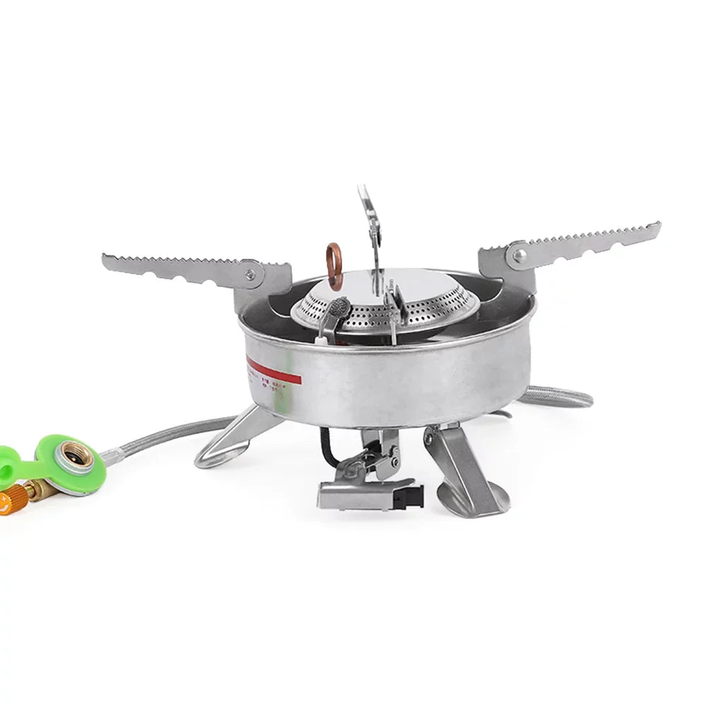 Meterk BRS-10 Outdoor Portable Camping Picnic Split-Type Stainless Steel Butane Gas Cooker Big Power Large Blaze