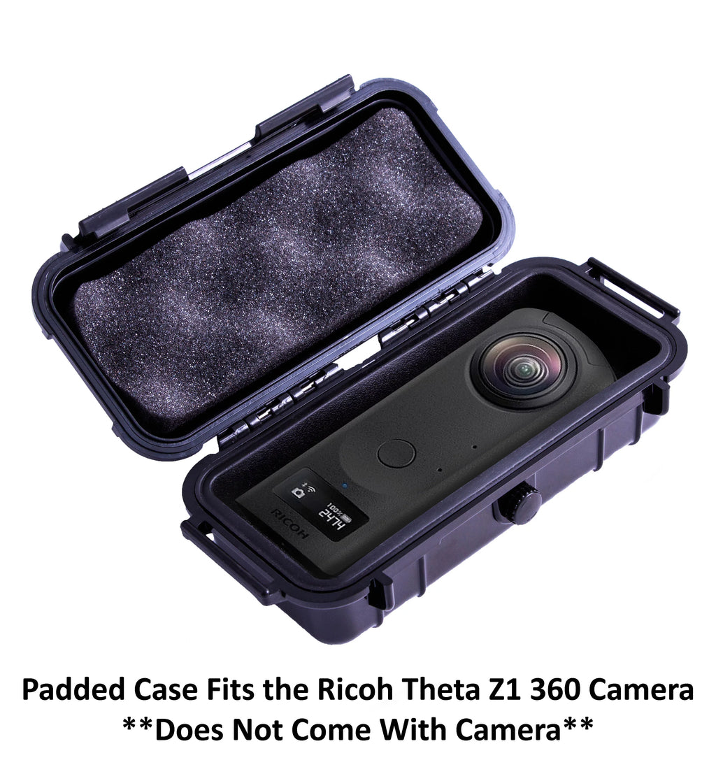 Casematix 7 Inch Waterproof 360 Action Camera Case Compatible with Ricoh Theta Z1 360 Degree Camera