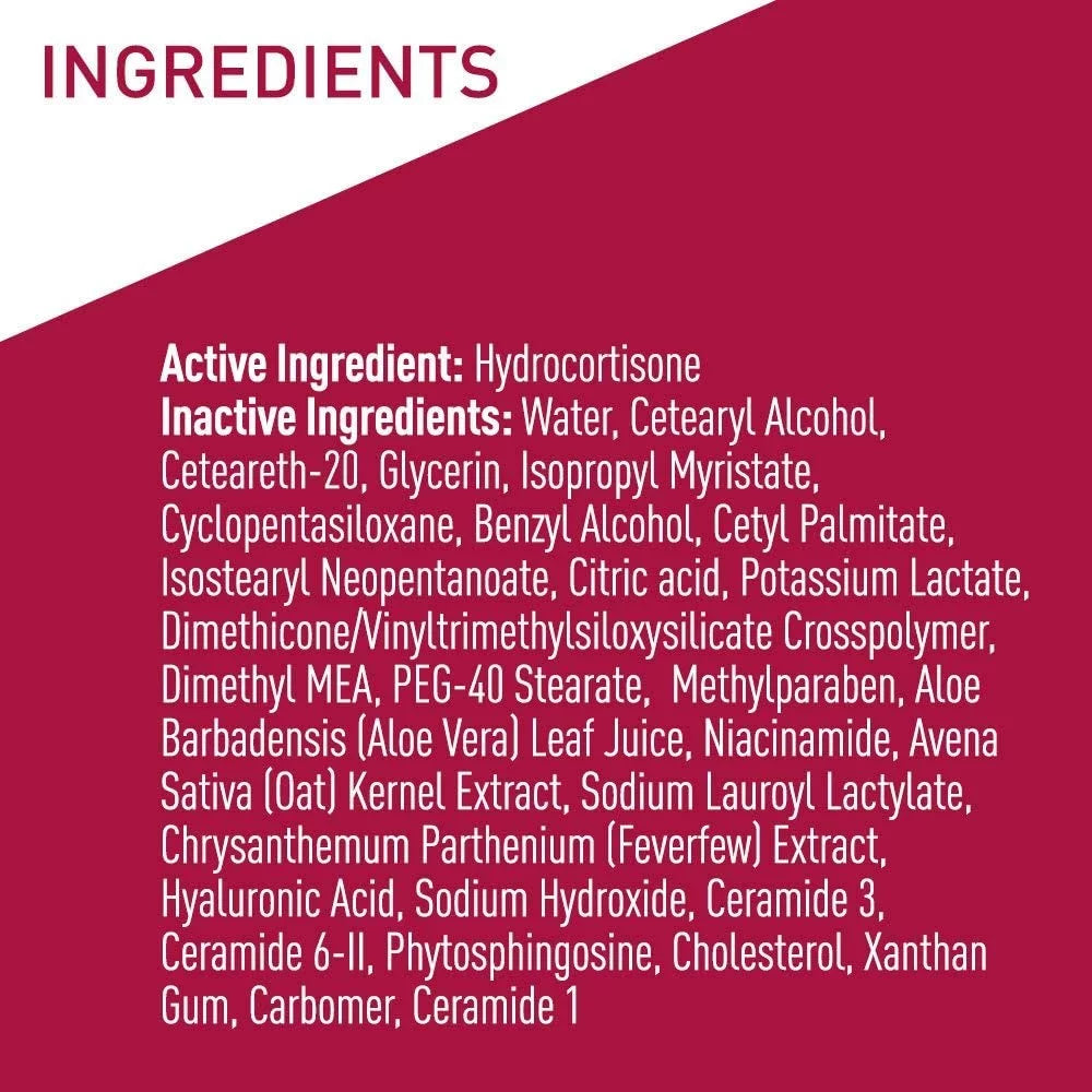 CeraVe Hydrocortisone Anti-Itch Cream - 1 oz, Pack of 4
