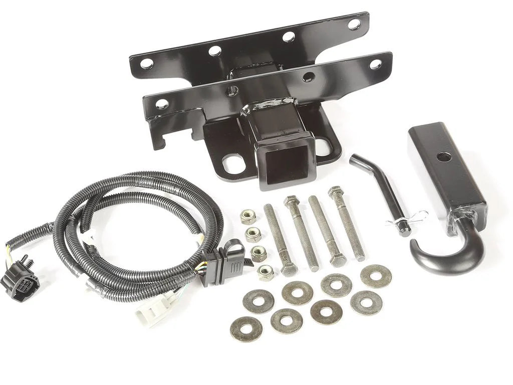 Rugged Ridge by RealTruck Trailer Hitch Kit for Wrangler JK | 2" Ball, Rated to Tow 2,000-Lbs | 11580.54 | Compatible with 2007-2018 Jeep Wrangler JK